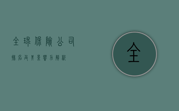 全球保险公司排名及其影响力解析