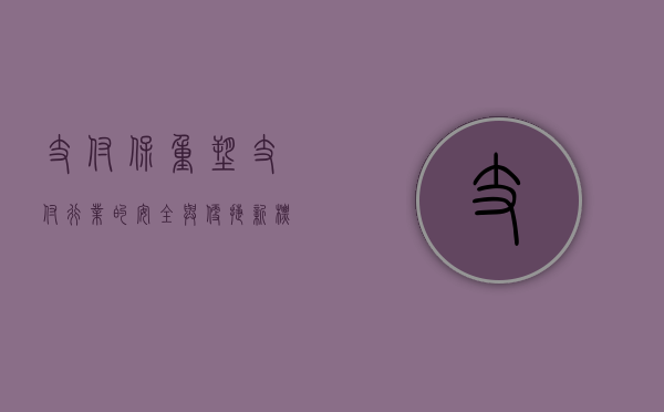 支付保，重塑支付行业的安全与便捷新标杆