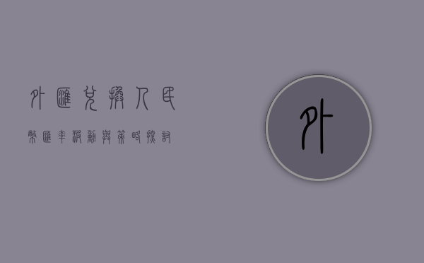 外汇兑换人民币，汇率波动与策略探讨