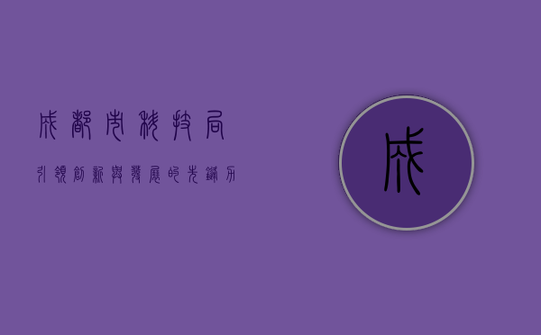 成都市科技局，引领创新与发展的先锋力量