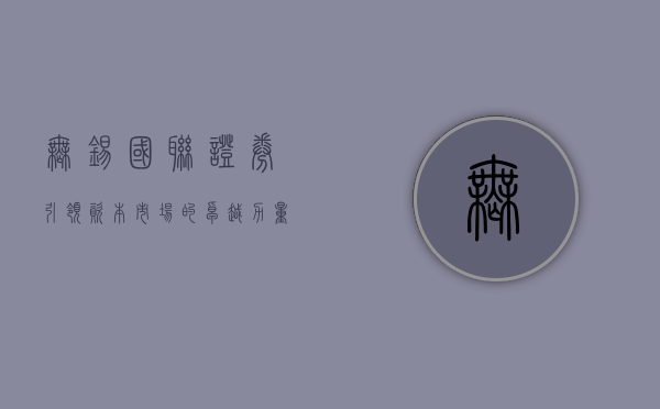 无锡国联证券，引领资本市场的卓越力量