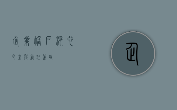 企业账户，核心要素与管理策略