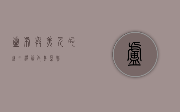 卢布与美元的汇率波动及其影响