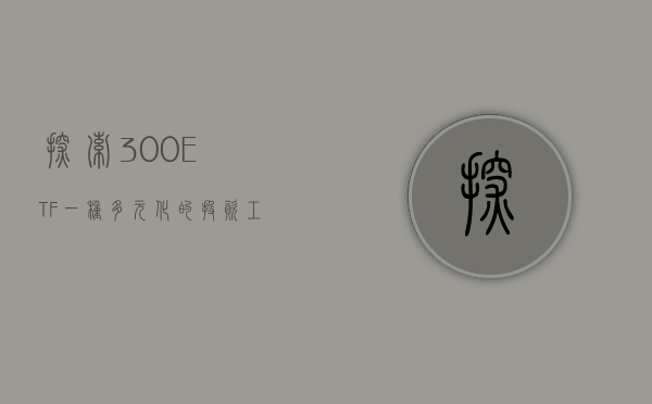 探索300ETF，一种多元化的投资工具