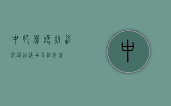 中投保，护航经济稳定，筑牢风险防线