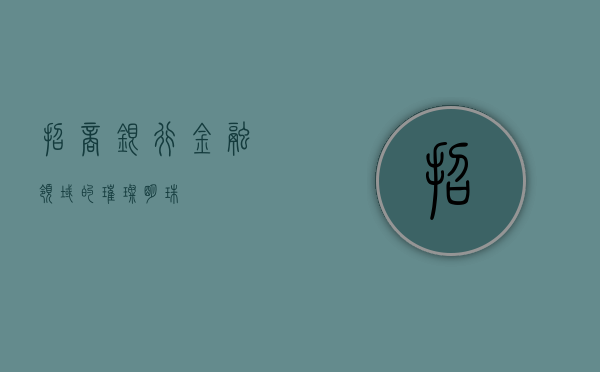 招商银行，金融领域的璀璨明珠