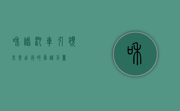 和谐汽车,引领未来出行的卓越力量