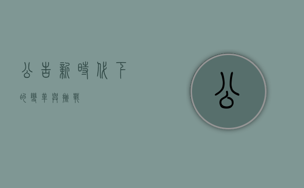 公告，新时代下的变革与挑战