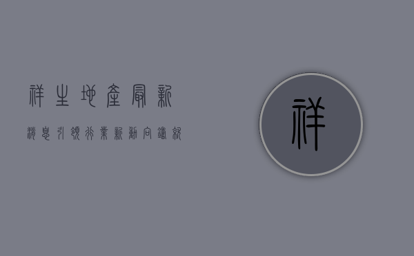 祥生地产最新消息，引领行业新动向，铸就未来新篇章
