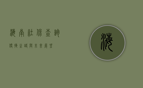 海南社保查询，便捷之路与未来展望