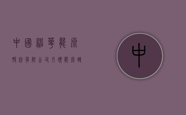 中国神华能源股份有限公司，引领能源转型，塑造可持续发展未来