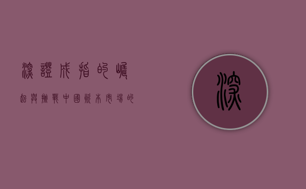 深证成指的崛起与挑战，中国资本市场的微观观察