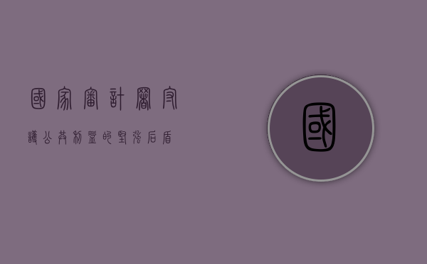 国家审计署，守护公共利益的坚强后盾