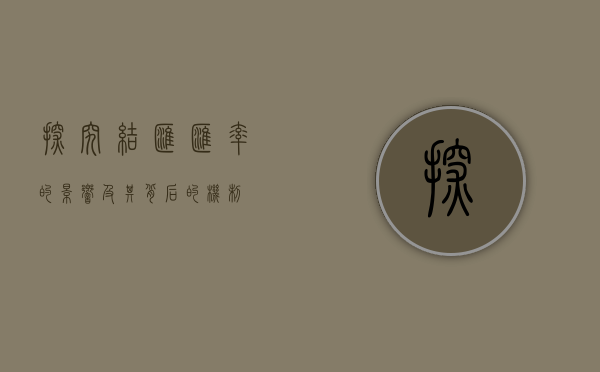 探究结汇汇率的影响及其背后的经济机制