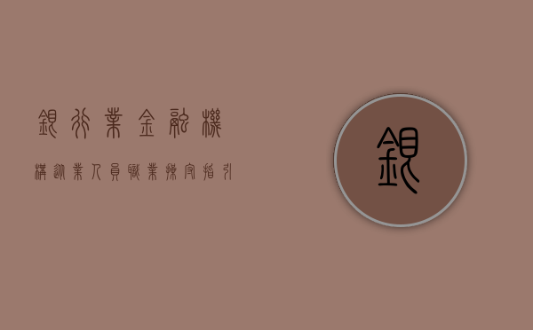 银行业金融机构从业人员职业操守指引探究