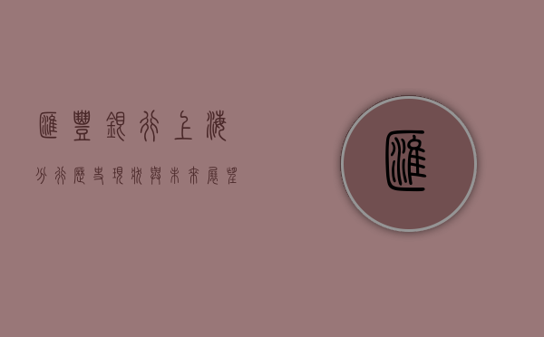 汇丰银行上海分行，历史、现状与发展展望