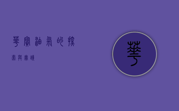 华宝油气的探索与实践