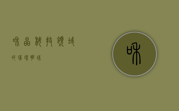 和晶,科技领域的璀璨明珠