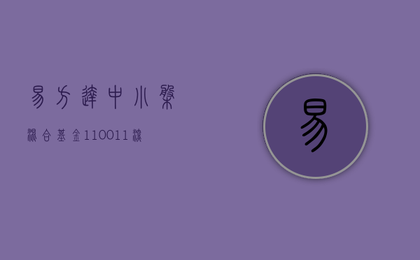 易方达中小盘混合基金110011，投资之道与稳健之选