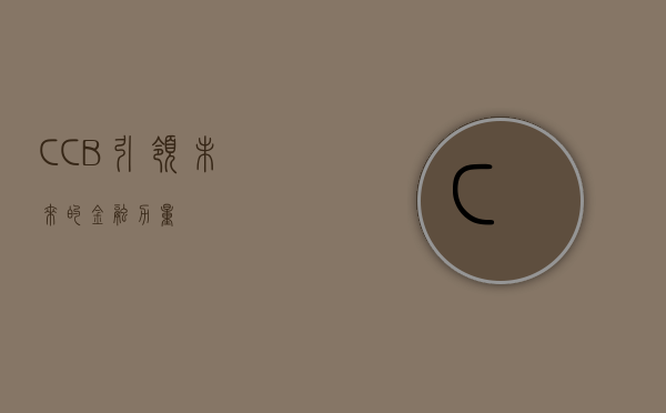 CCB，引领未来的金融力量