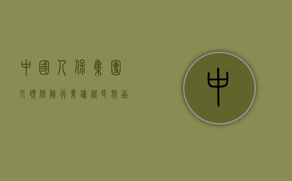 中国人保集团，引领保险行业，铸就民族品牌