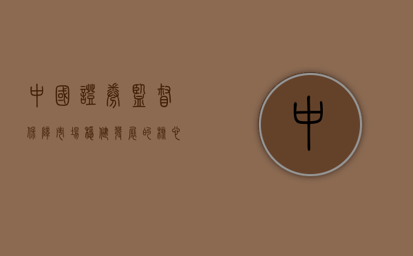 中国证券监督，保障市场稳健发展的核心力量