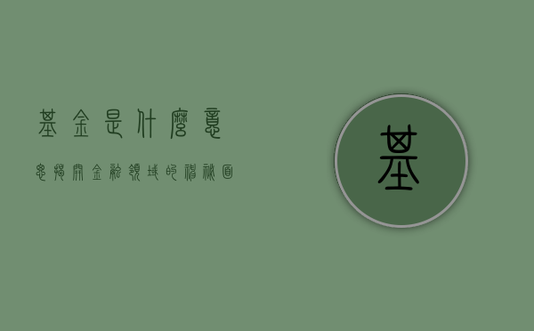 基金是什么意思—揭开金融领域的神秘面纱