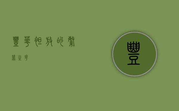 丰华，绽放的繁荣之花
