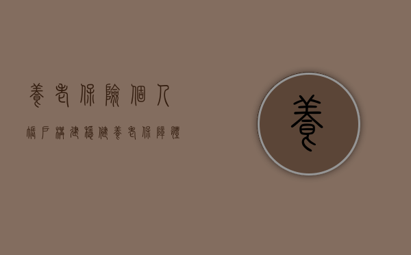 养老保险个人账户，构建稳健养老保障体系的基石