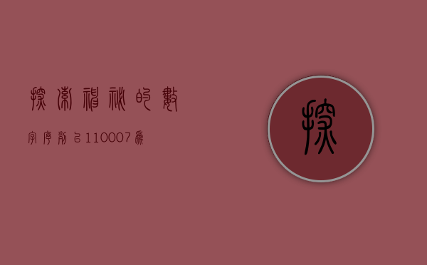 探索神秘的数字序列—以110020为线索
