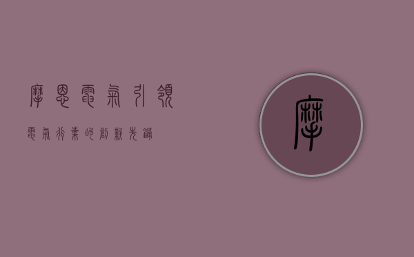 摩恩电气，引领电气行业的创新先锋