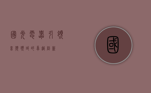 国光电器,引领音频领域的卓越创新