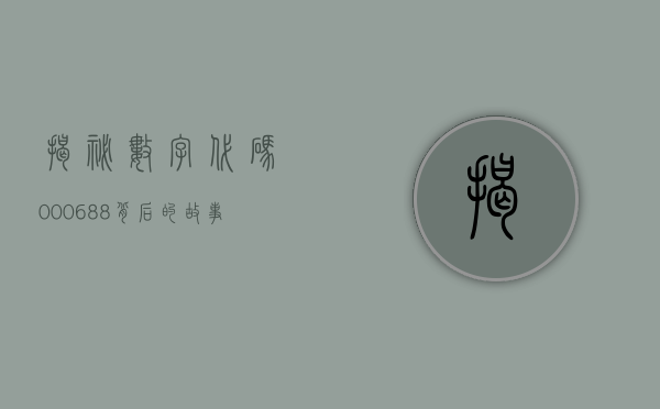 揭秘数字代码000688，背后的故事与意义