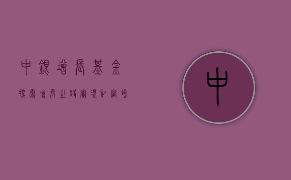 中银增长基金，探索增长之路，实现价值飞跃