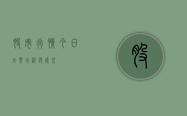 股市行情今日大盘分析与展望