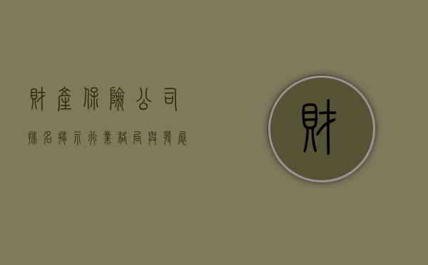 财产保险公司排名，揭示行业格局与发展趋势