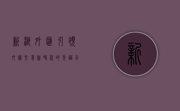 新浪外汇，引领外汇交易新时代的先锋力量