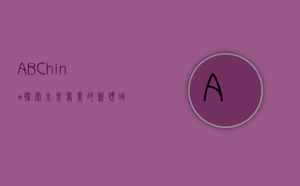 ABChina，探索未来商业的新领域