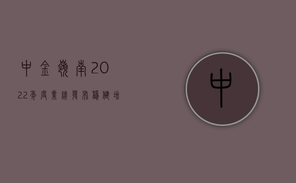 中金岭南2022年度业绩发布,稳健增长的背后故事