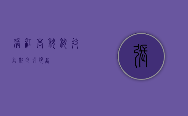 张江高科，科技创新的引领者
