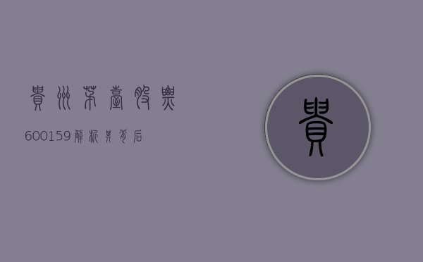 贵州茅台股票600159，解析其背后的投资逻辑与市场影响