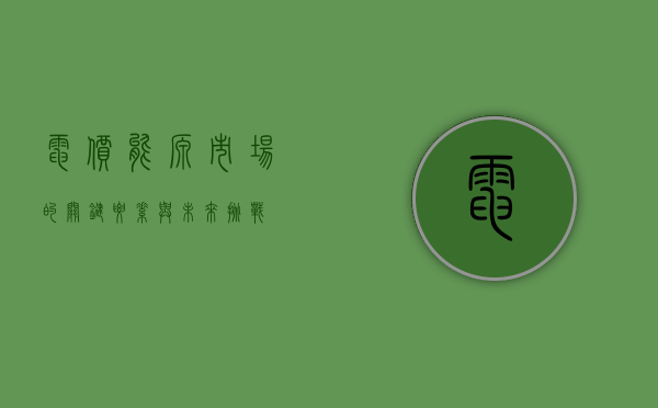电价，能源市场的关键要素与未来挑战