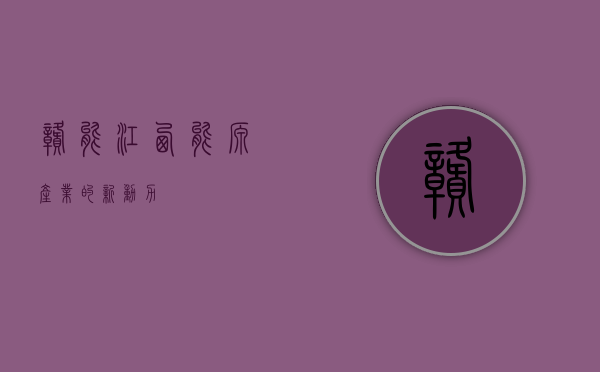 赣能,江西能源产业的新动力