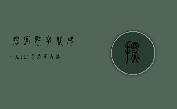 探索数字代码002115背后的奥秘