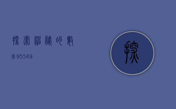 探索神秘的数字95549