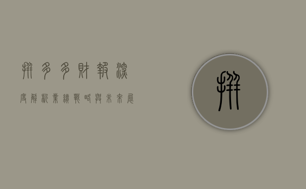 拼多多财报深度解析，业绩、战略与未来展望