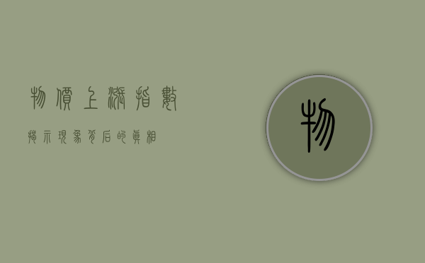 物价上涨指数,揭示现象背后的真相