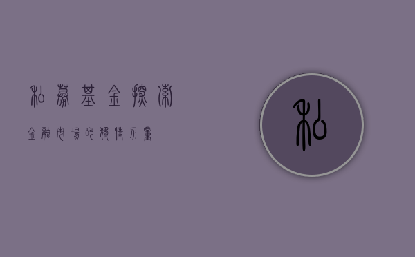 私募基金，探索金融市场的独特力量