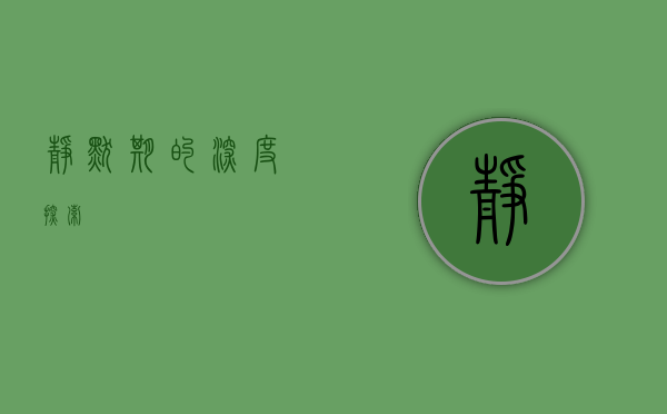 静默期的深度探索