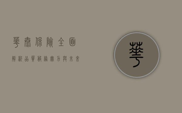 华泰保险全面解析，品质、服务、实力与未来展望